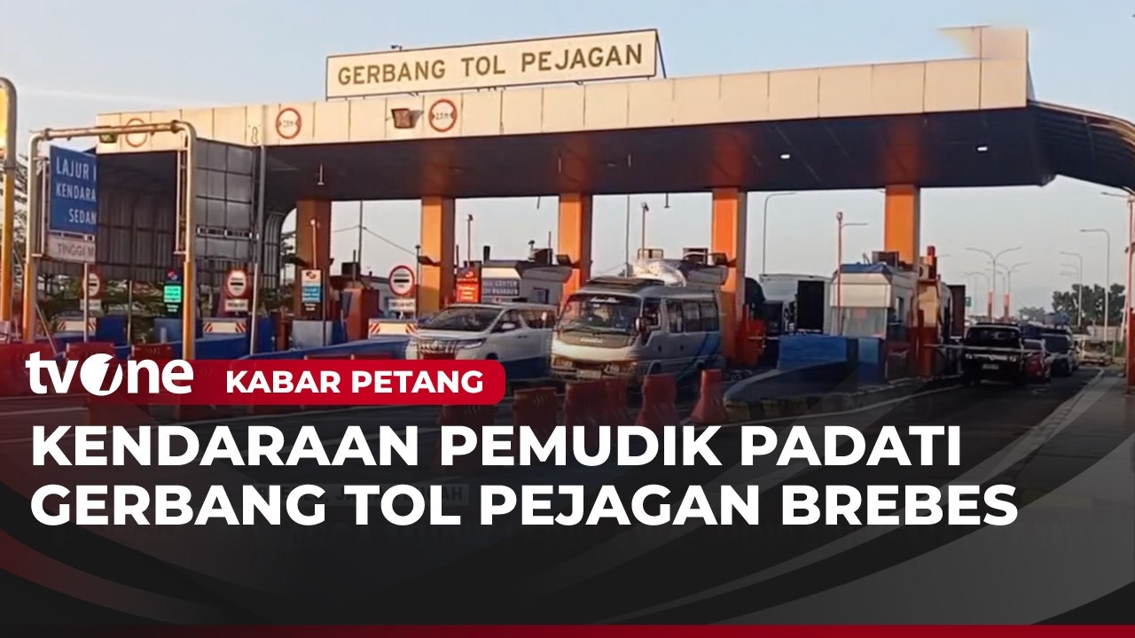 Gerbang Tol Pejagan Padat Merayap | Kabar Petang