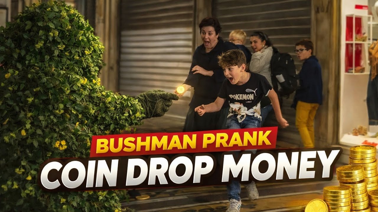 Bushman prank: He Thought It Was Free Money… Then the Bush Grabbed Him! 😂”
