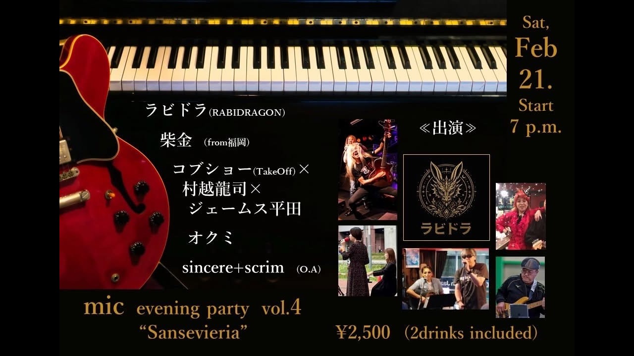 mic evening party vol 4 ''Sansevieria''