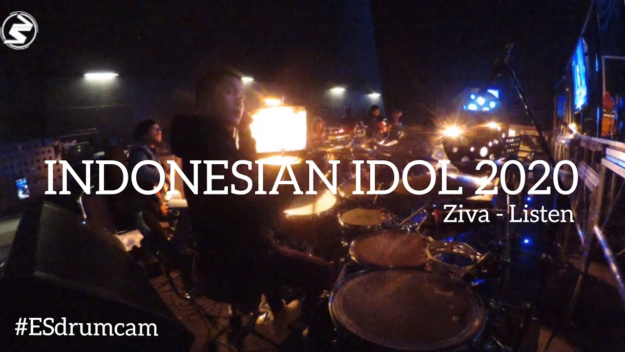 Echa Soemantri - Listen - Ziva | Indonesian Idol 2020 #ESdrumcam