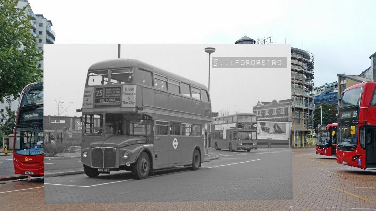 #015 Hainault Street Bus Terminus 1987 v 2019