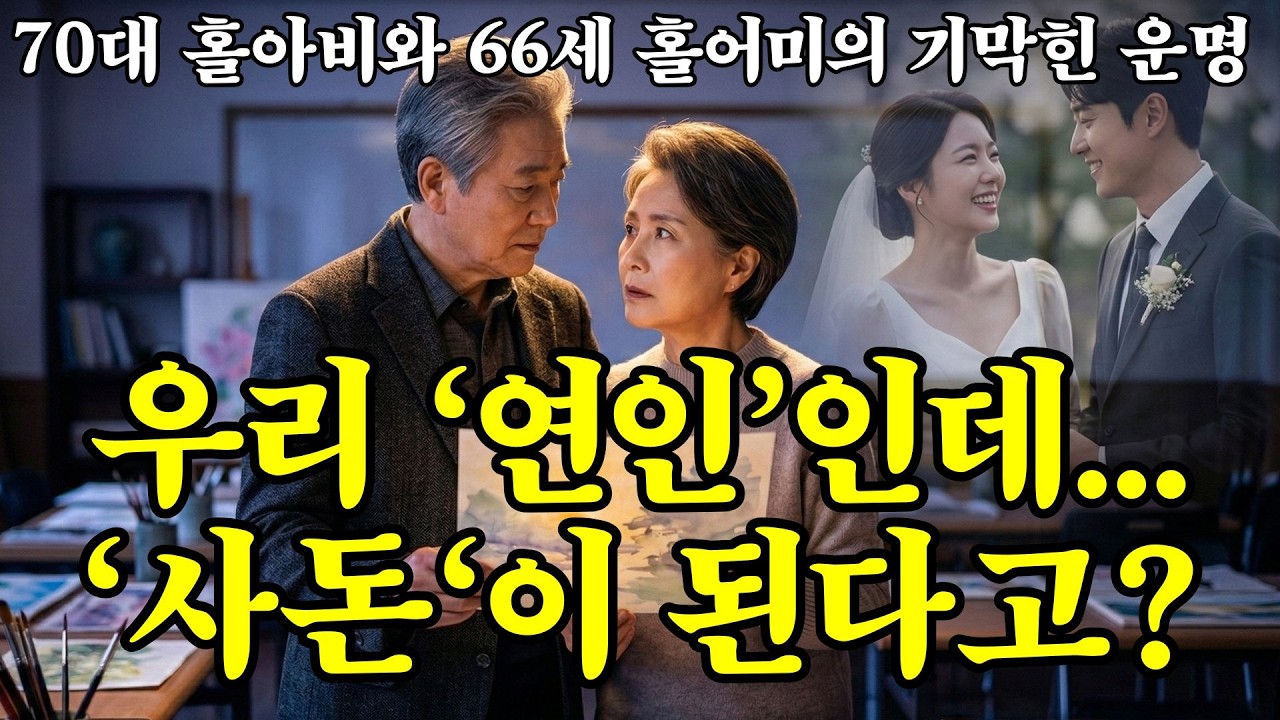 아내와 사별 후 문화센터에서 만난 사람과 연애 하던중 아들의 결혼상대가 그사람의 딸인것을 알았습니다.ㅣ노후사연ㅣ황혼연애ㅣ시니어사연ㅣ오디오북ㅣ금지된사랑