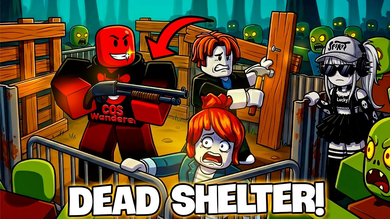 Я выжил в Dead Shelter Roblox