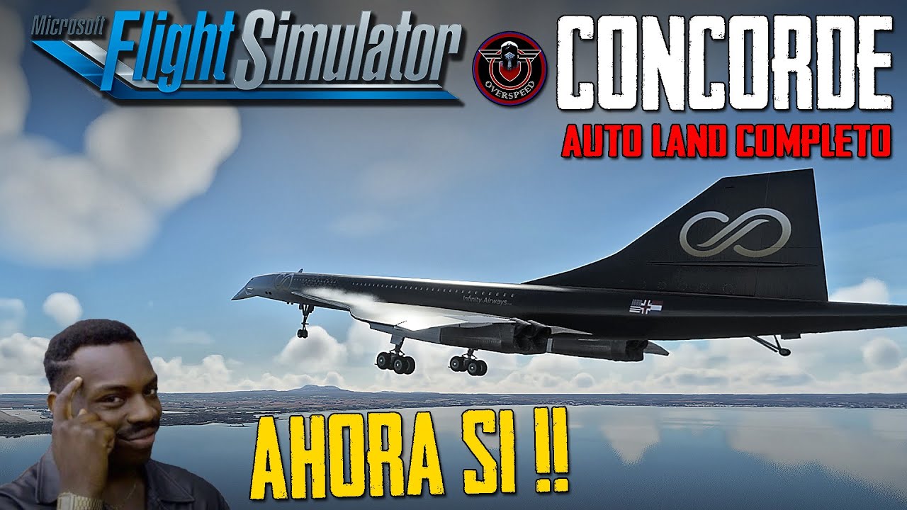 Auto-Land completo con el CONCORDE de DC DESIGNS para MSFS (Y es mas difícil de lo que aparenta)