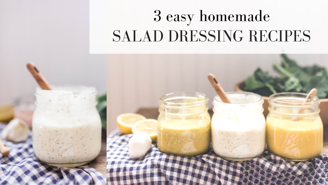 Healthy Homemade Salad Dressing Recipes