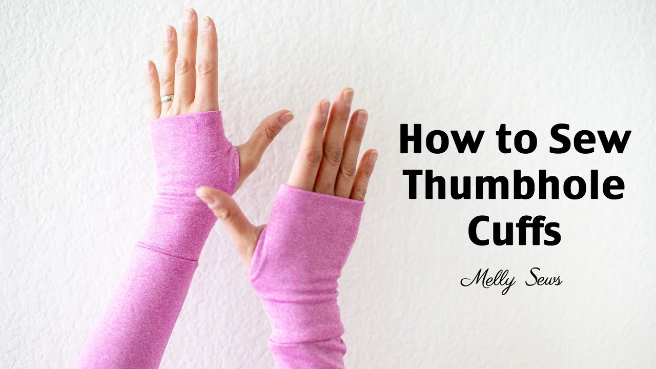 How to Sew Thumbhole Cuffs - Free Pattern Hack