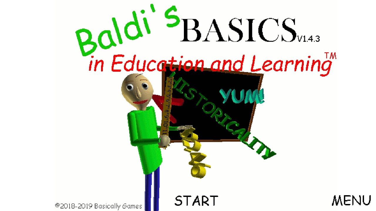Zbugowany nauczyciel próbuje mnie uczyć matmy 😂 | Baldi's Basics in Education and Learning #1