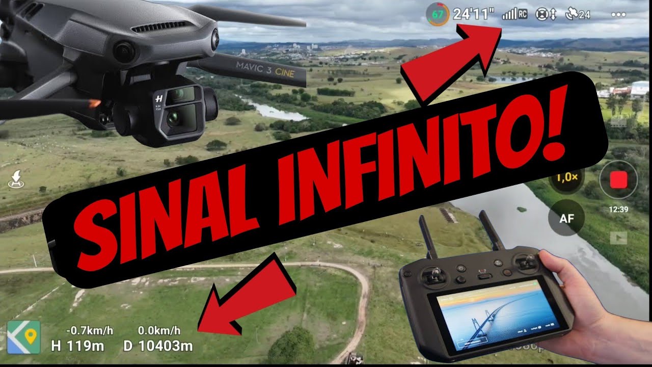MAVIC 3 - TESTE DE ALCANCE COM NOVO RC PRÓ!