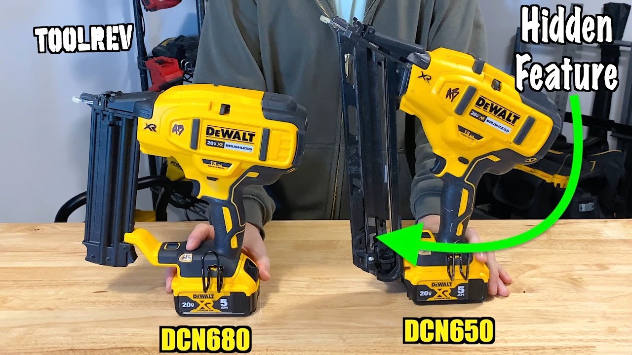 Обзор беспроводного гвоздезабивного пистолета DeWalt 15 GA и 18 GA ⚡️