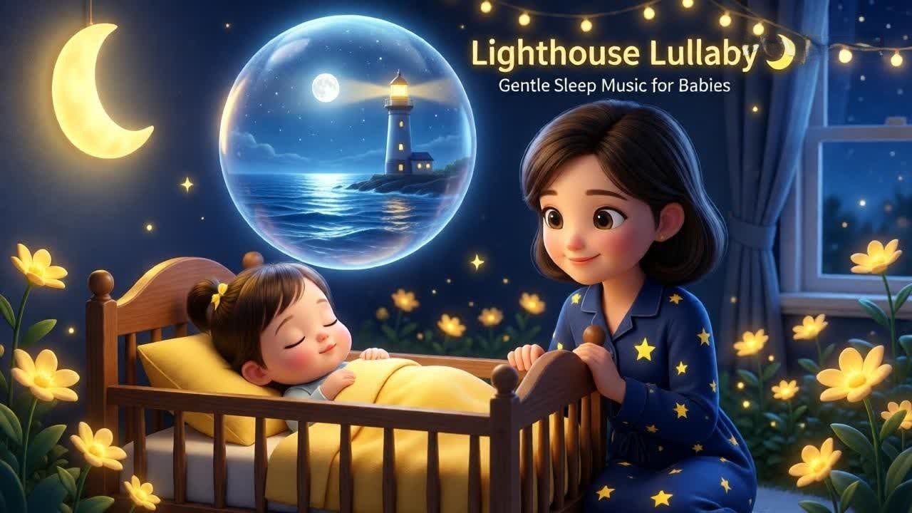 🌙 The Lighthouse Lullaby | Gentle Sleep Music for Babies & Toddlers