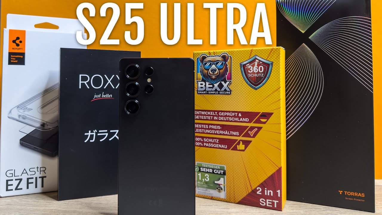 Das sind die Top 4 Panzergläser fürs Galaxy S25 Ultra im Test