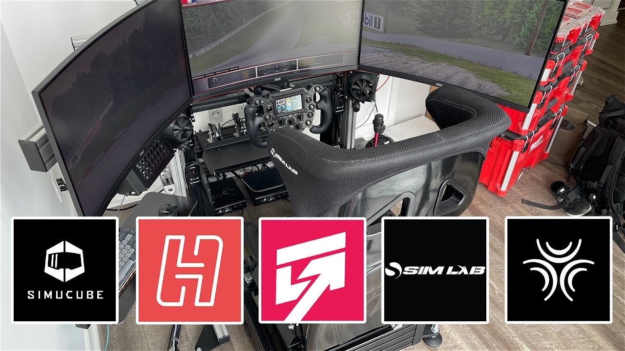 High-End Sim Rig Tour | Sim-Lab, Simucube, Heusinkveld, GSI & More!