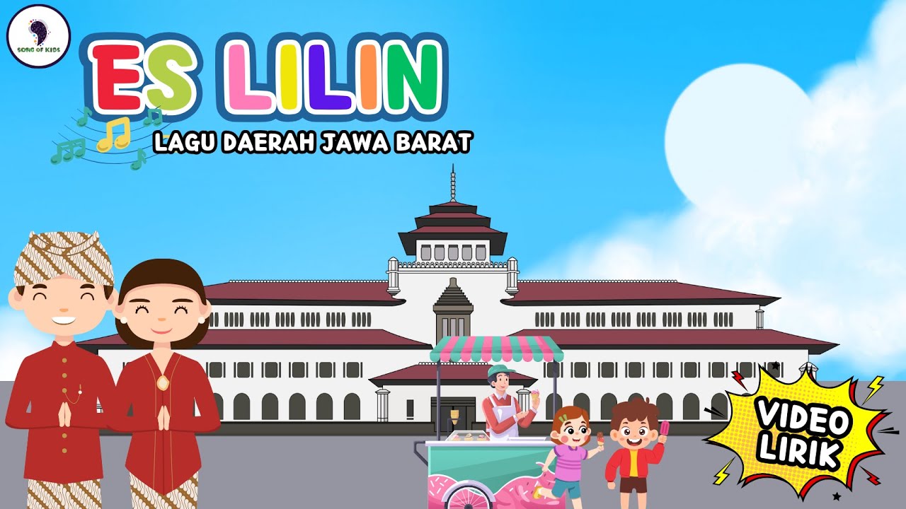 Es Lilin - Lagu Daerah Jawa Barat (Video Lirik) Song of Kids