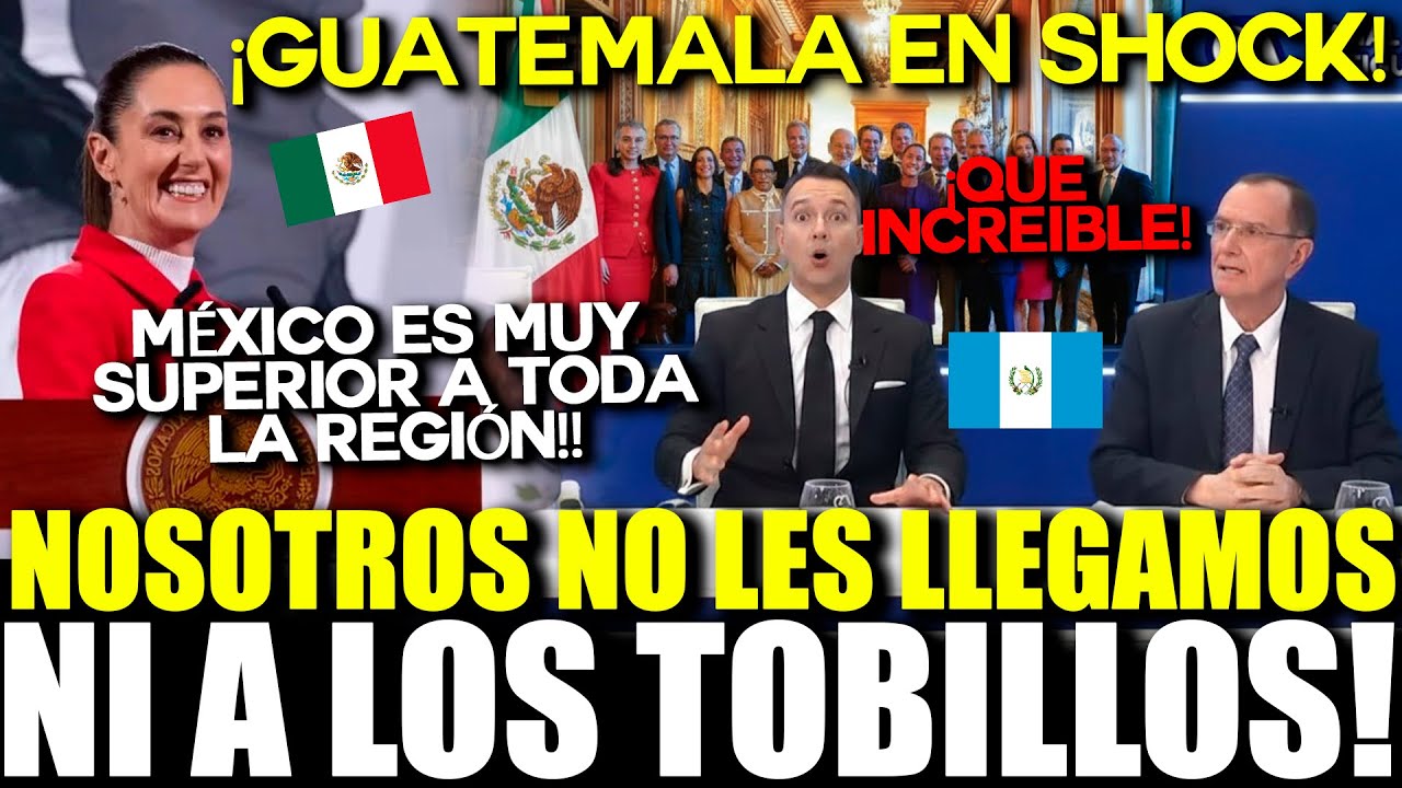 GUATEMALA RECONOCE LA SUPERIORIDAD DE MÉXICO: ¡DUELE, PERO YA JUEGA EN OTRA LIGA!