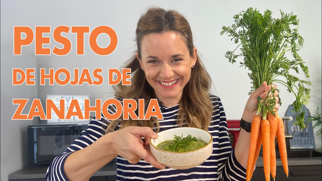 Cómo hacer SALSA PESTO con hojas de zanahoria 😱