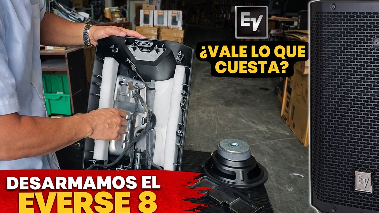 Desarmamos el Electro-Voice EVERSE 8 🔊🔥 | ¿Vale lo que cuesta? #prosoundgear #everse8