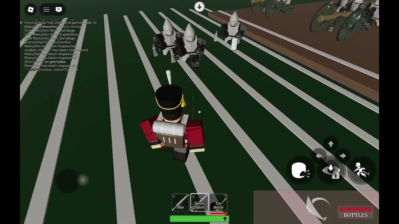 Me and noobie_himself killing 20 knights