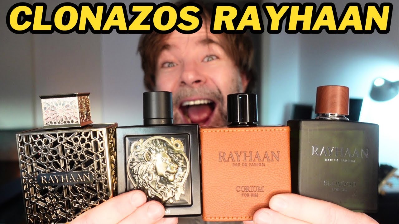 4 PERFUMES ÁRABES RAYHAAN | LION, ELIXIR, ELLWOOD y CORIUM