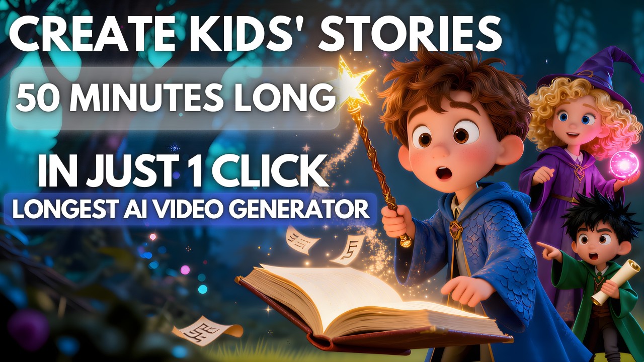 Этот ИИ создаёт 50-минутные детские истории одним кликом! 🤯 Самый длинный ИИ-видеогенератор 2025 ...