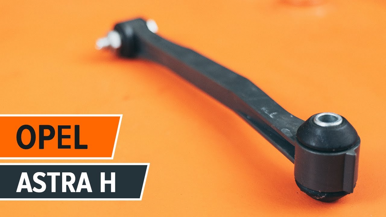 Comment remplacer une biellette de barre stabilisatrice avant sur une OPEL ASTRA H TUTORIEL