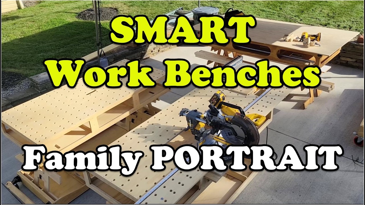 57 sqft of Benchtop seems SMART to me! THREE workbenches for the jobsite