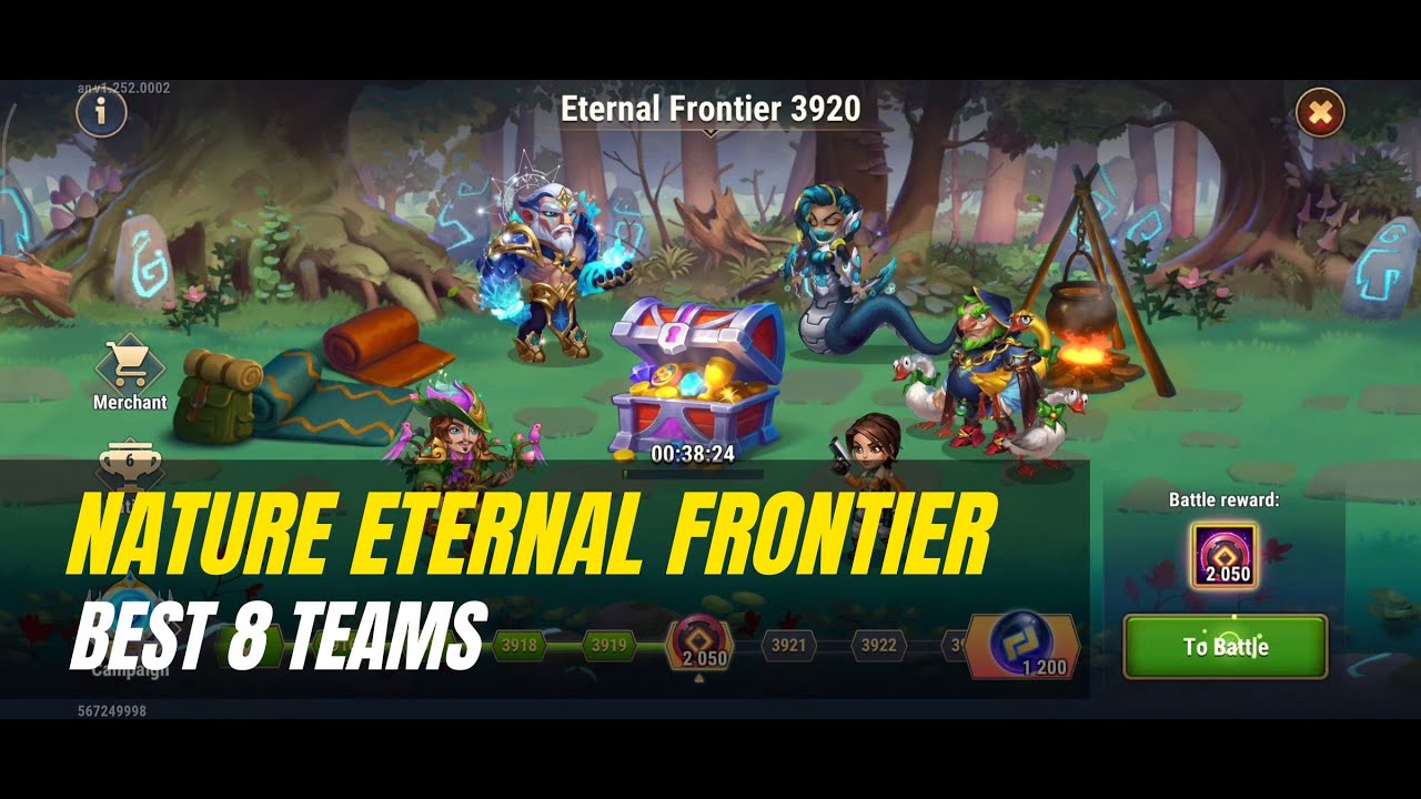 BEST 8 TEAMS in NATURE FIELD | ETERNAL FRONTIER Hero Wars Alliance