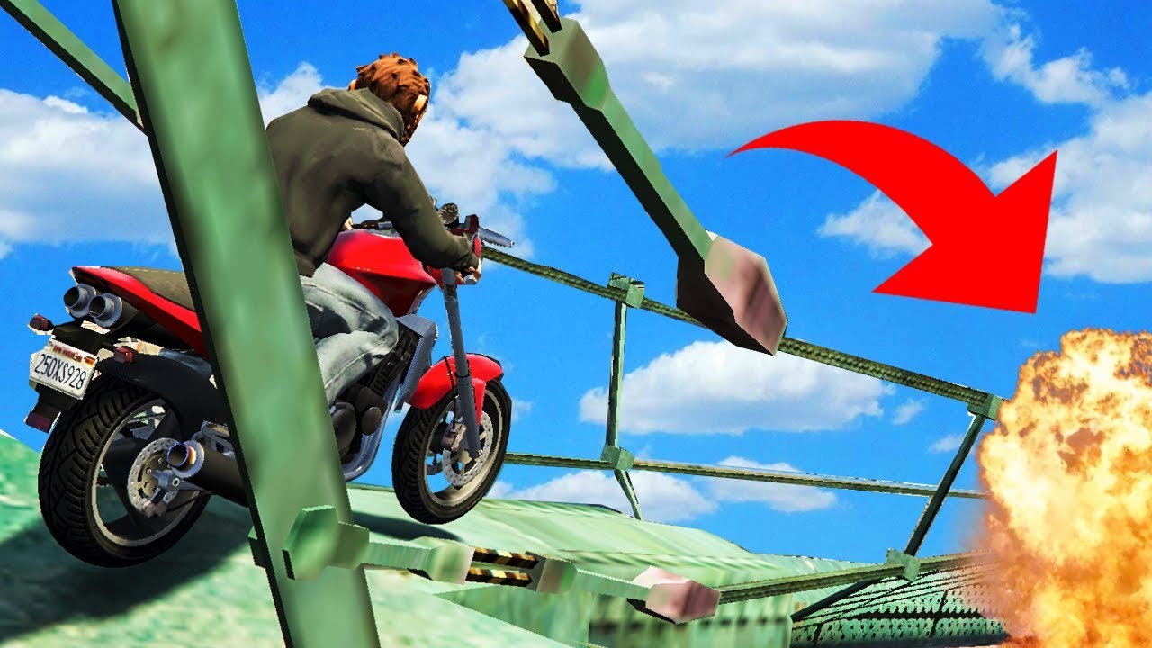 STUNT ZÁVOD NA MOSTĚ!