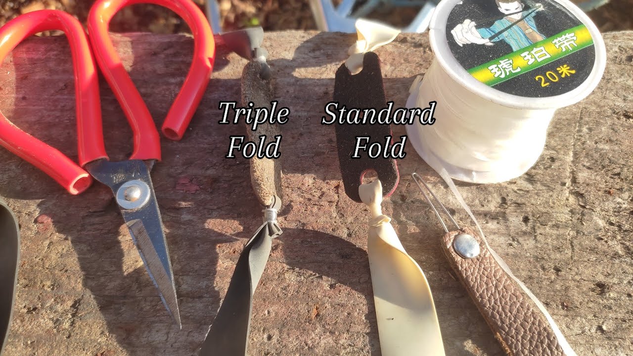 How to Tie OTT, Slingshot Catapult Flat Bands, Bifold Trifold style