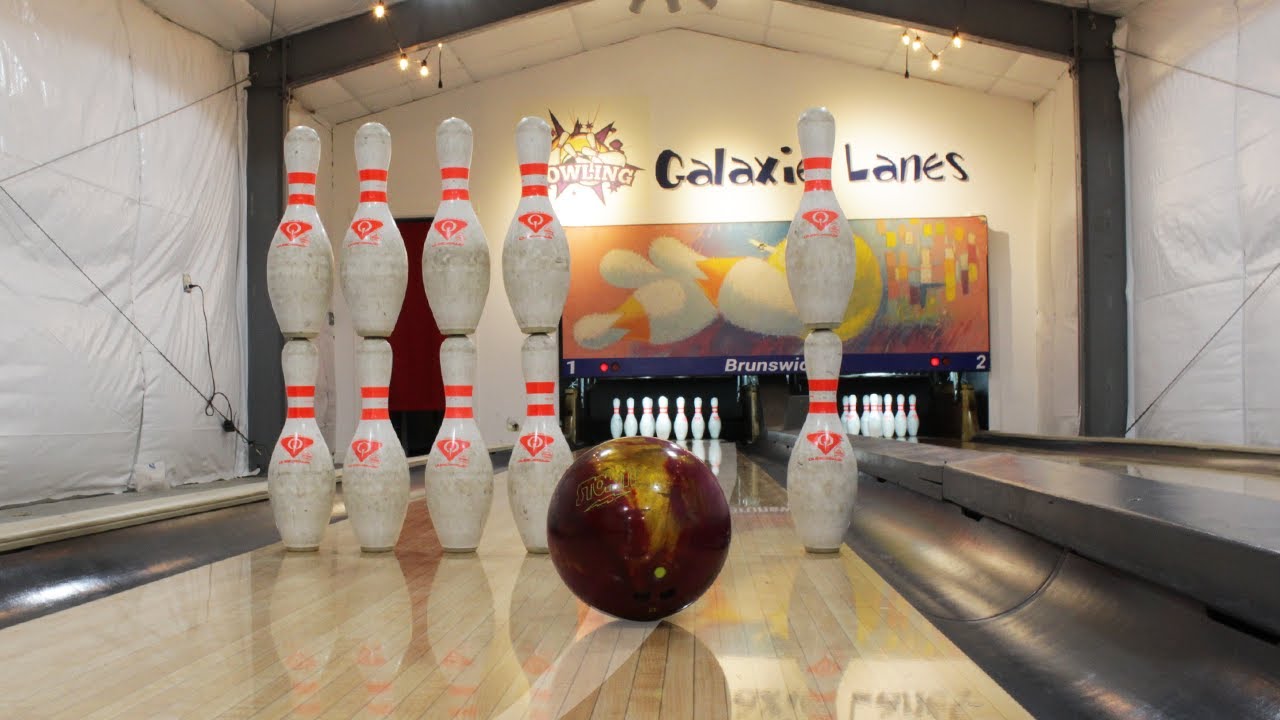 Backyard Bowling Alley Trick Shots