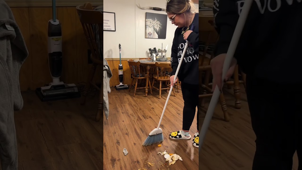 Cleaning reset post winter storm 🥶 #cleaning #cleaningroutine #sahm #ditl