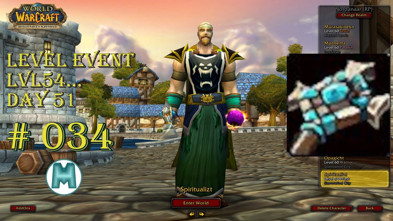 Turtle WoW [034] Priest Leveling Event / Challenge lvl 54... day 51