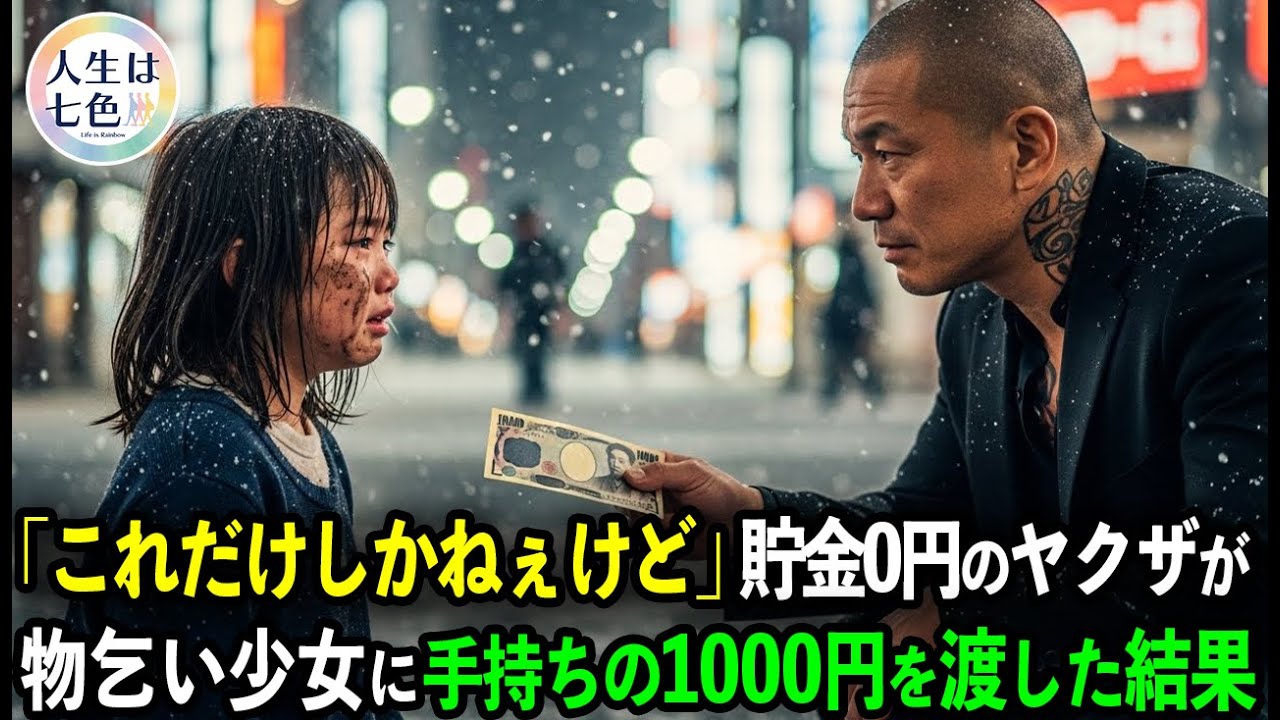 「ママを助けて」物乞いをする幼女を助けた元ヤクザは本当の温かさを手に入れたのでした