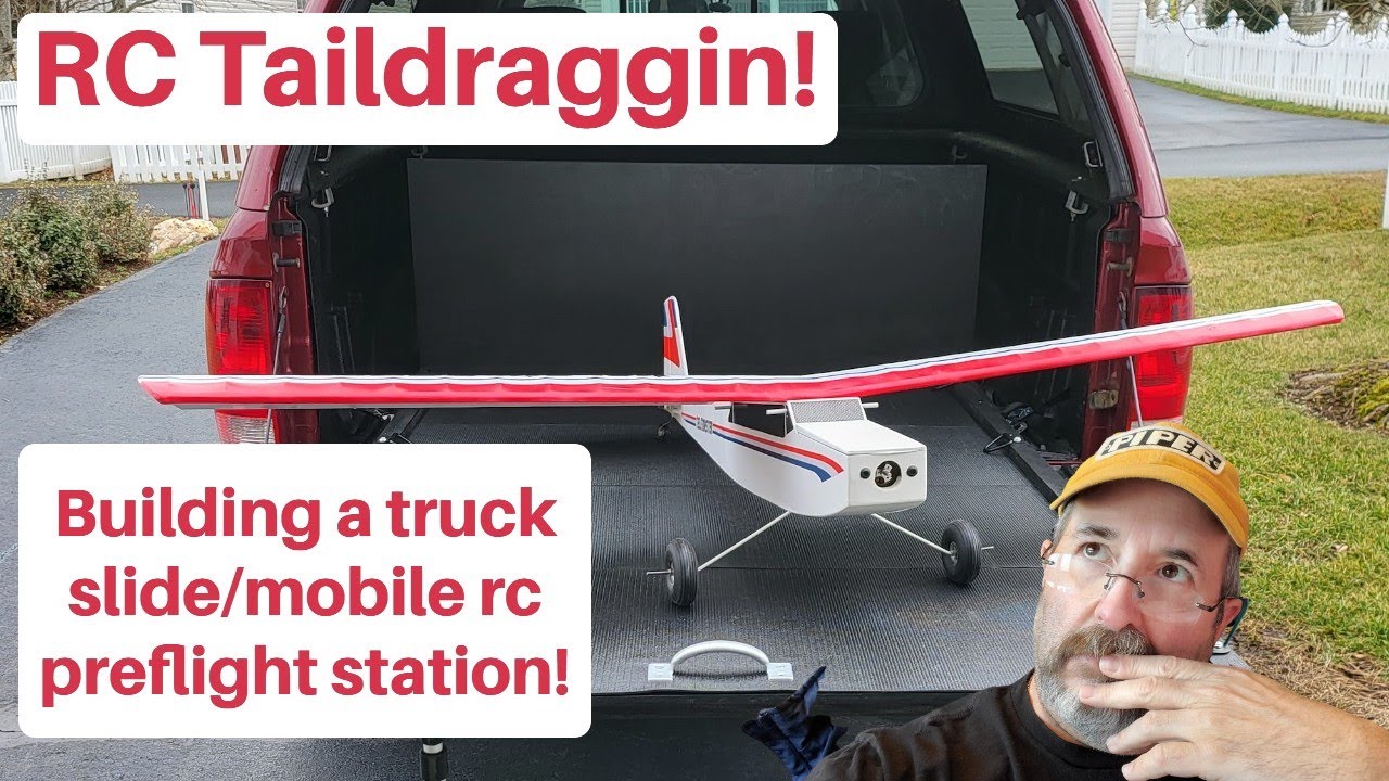 RC Taildraggin! Building a truck slide/mobile rc workstation!