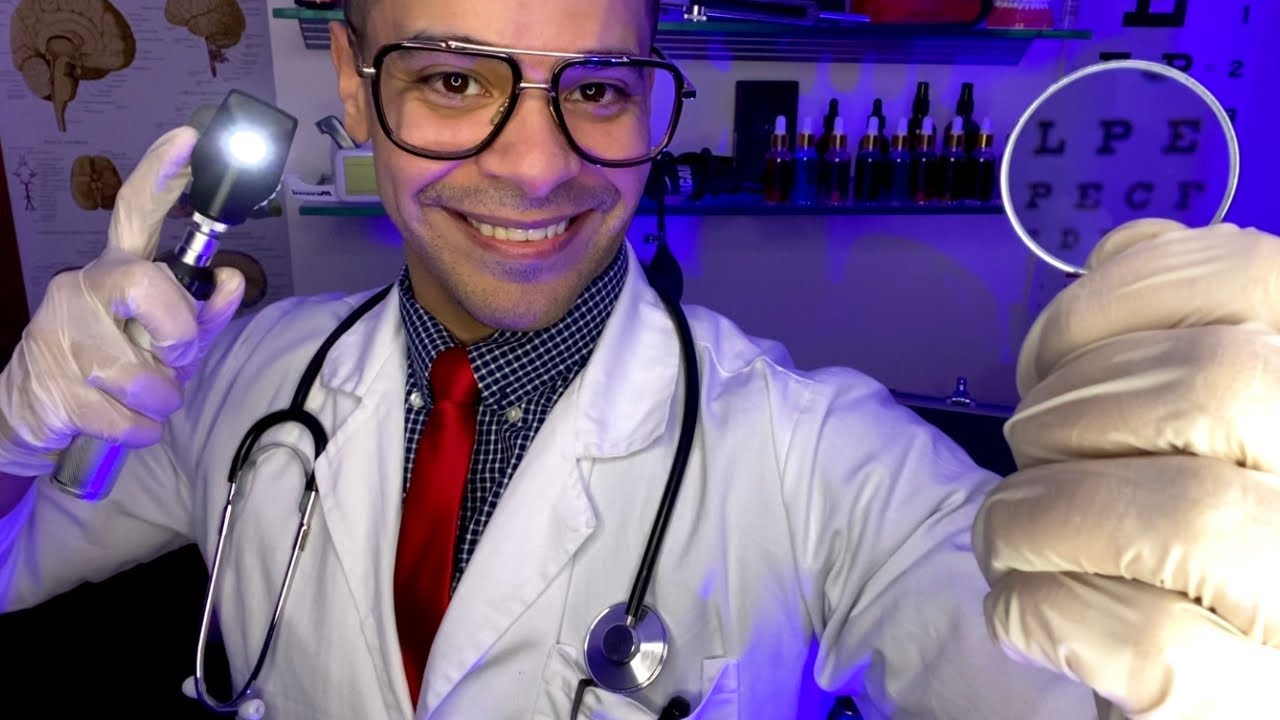 ASMR Eye Exam If you See this, You’re BLIND, Lens 1 or 2 Exam Doctor Roleplay Realistic Vision Light