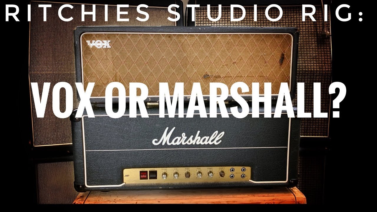 Blackmore&rsquo;s Studio Rig - Marshall OR Vox? - SHOOTOUT!