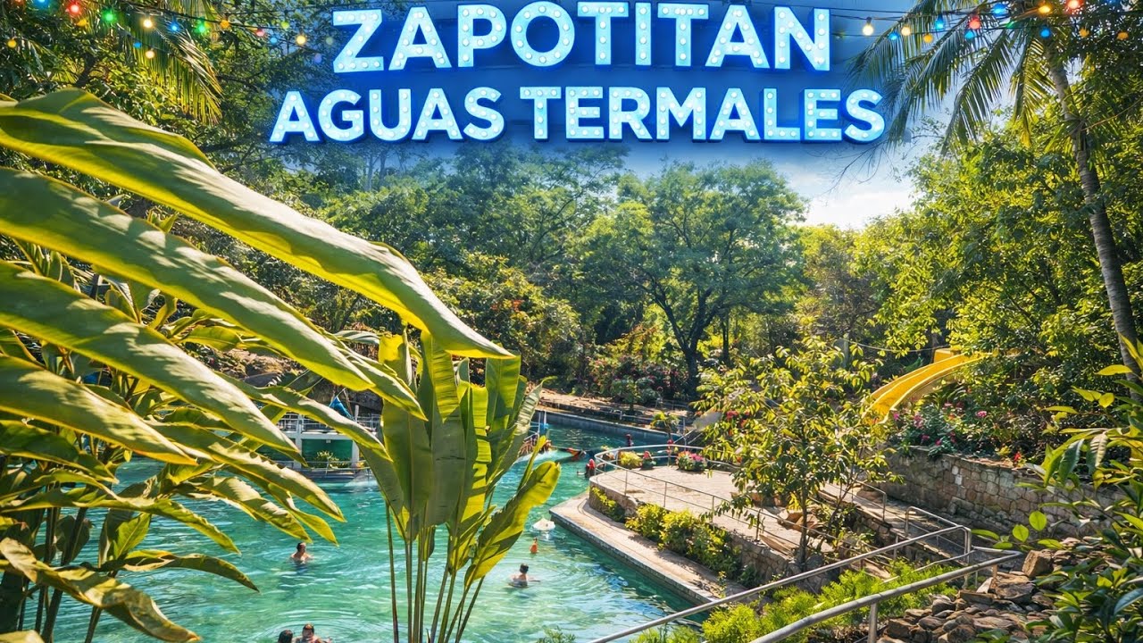 VISITAMOS Las Aguas Termales de ZAPOTITAN 