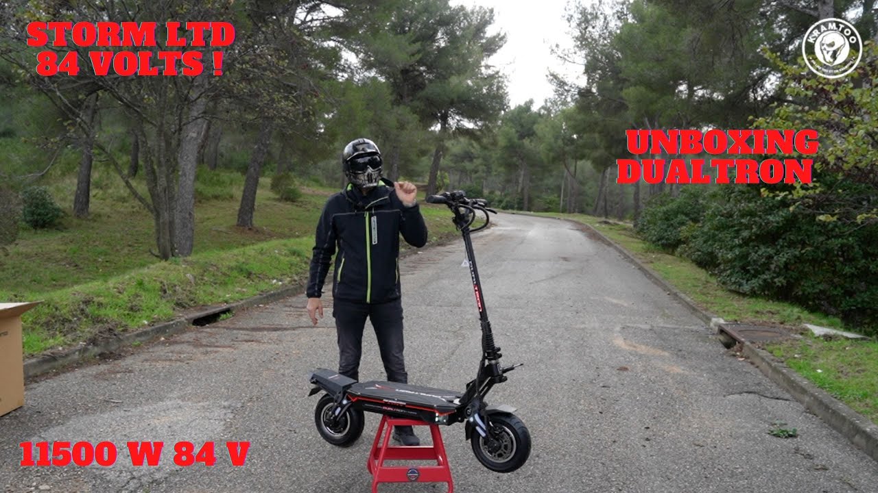 Dualtron Storm LTD 84 Volts 11500 Watts Unboxing !