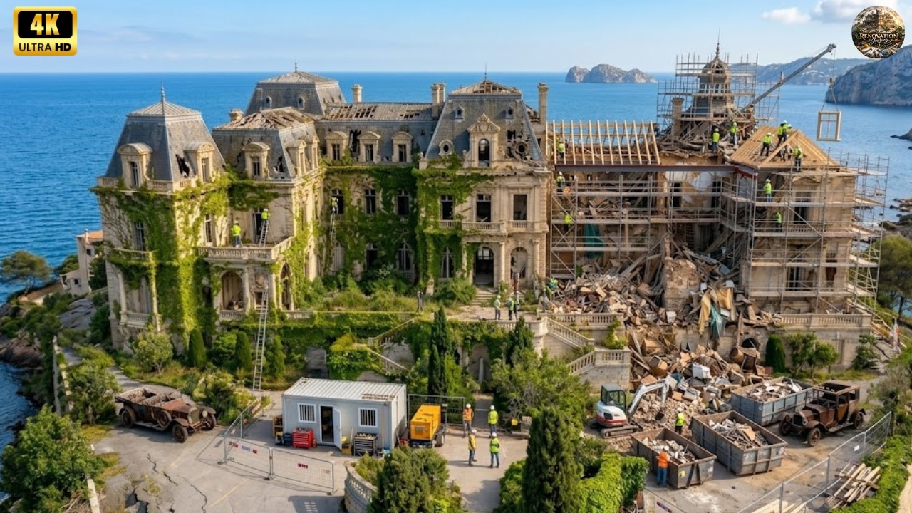 Abandoned French Château: Incredible Luxury Transformation!