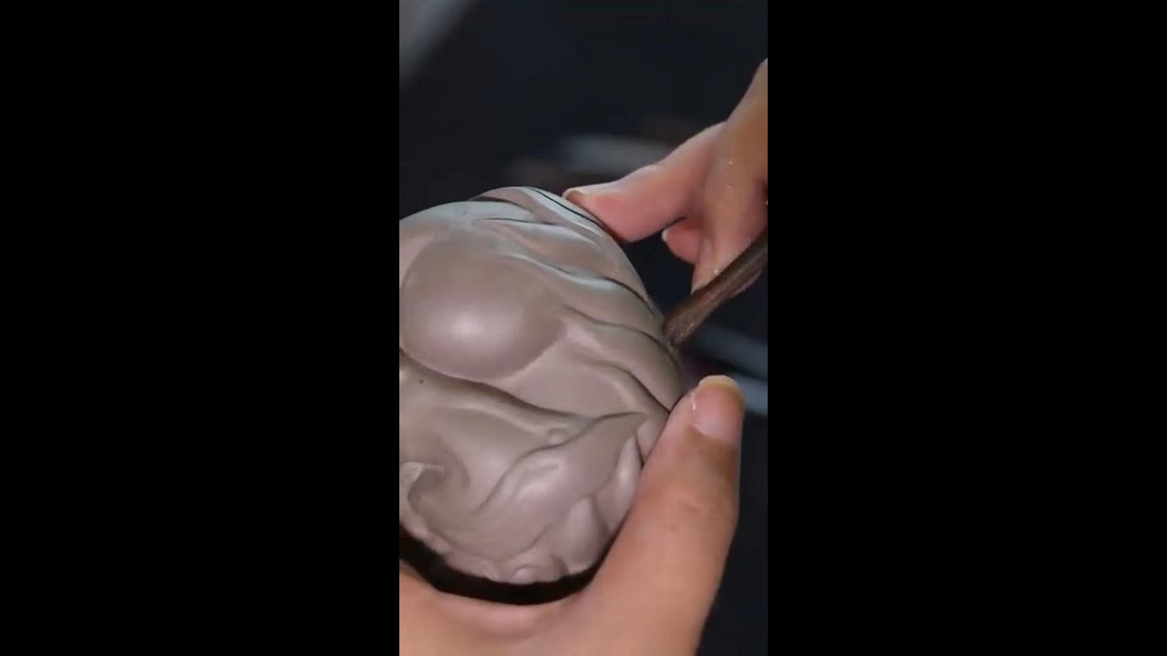 handmade purple sand tea pet | 手作り紫砂茶ペット 