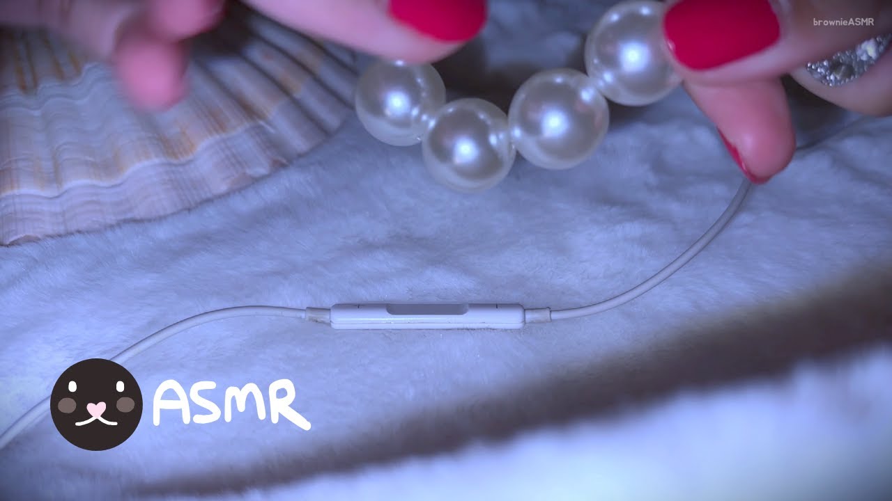 ASMR ⊹₊ ⋆ lofi, scratching pearl chain, apple earphones triggers!