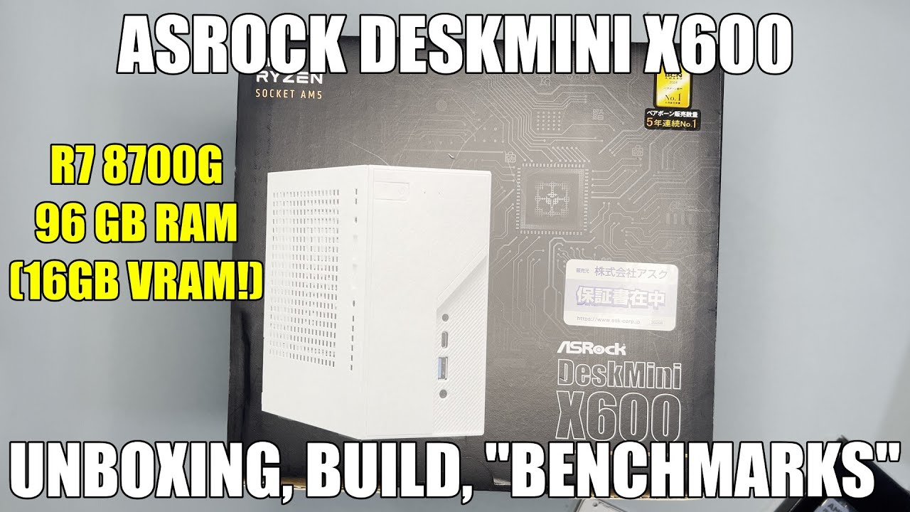 ASRock DeskMini X600 | A 2L Barebones Kit