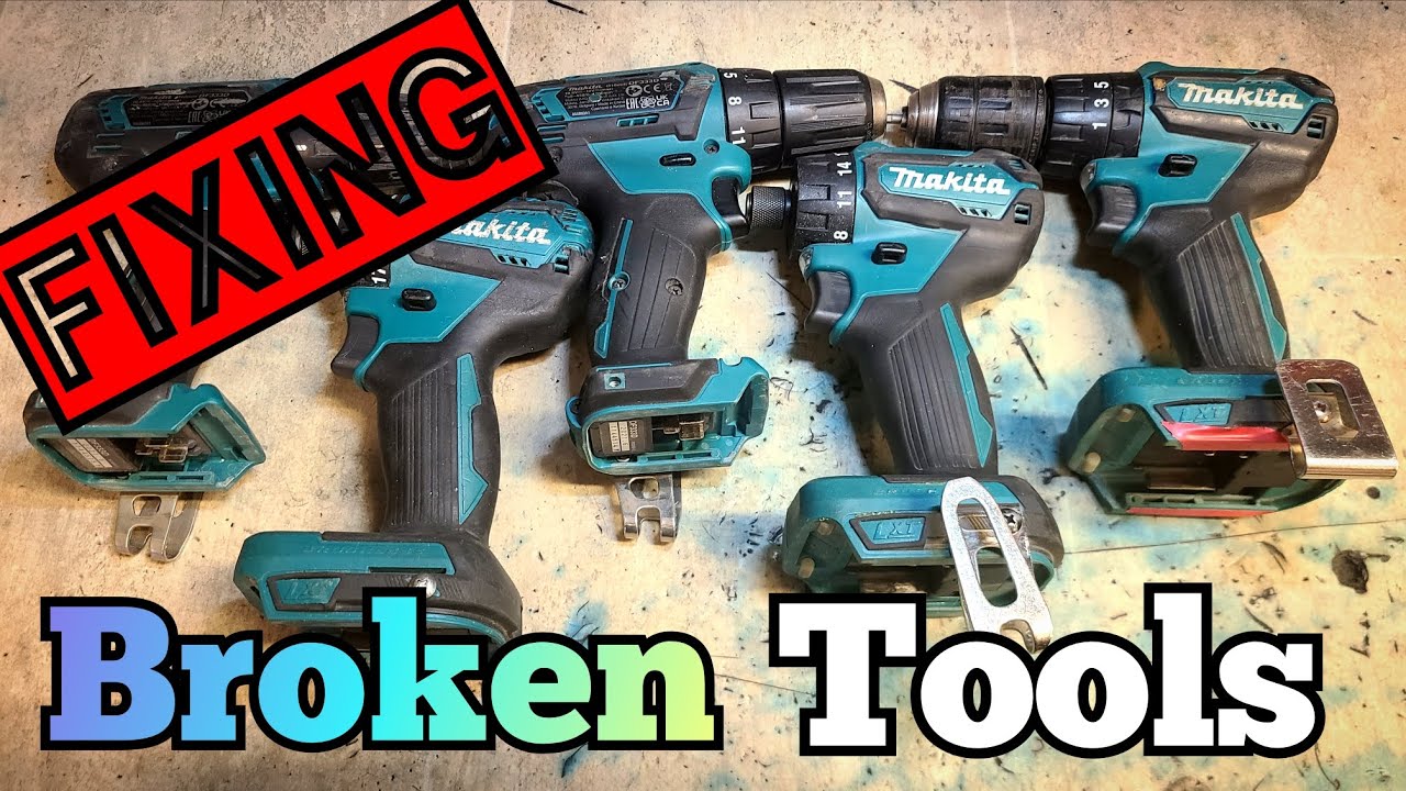 Fixing a few Makita drills from a manufacturing workshop assembly line. 