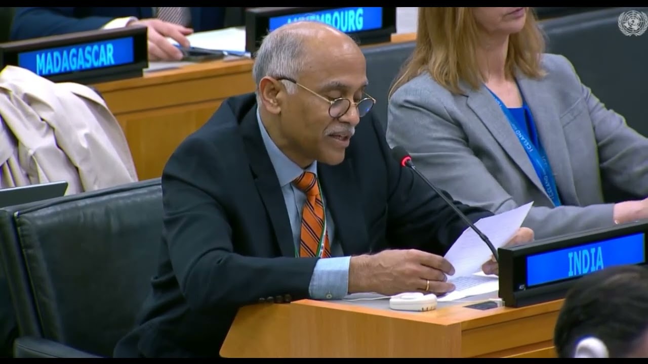 PR Amb. P. Harish delivered the statement of G4 ( 🇧🇷 🇩🇪 🇮🇳 🇯🇵 ).
