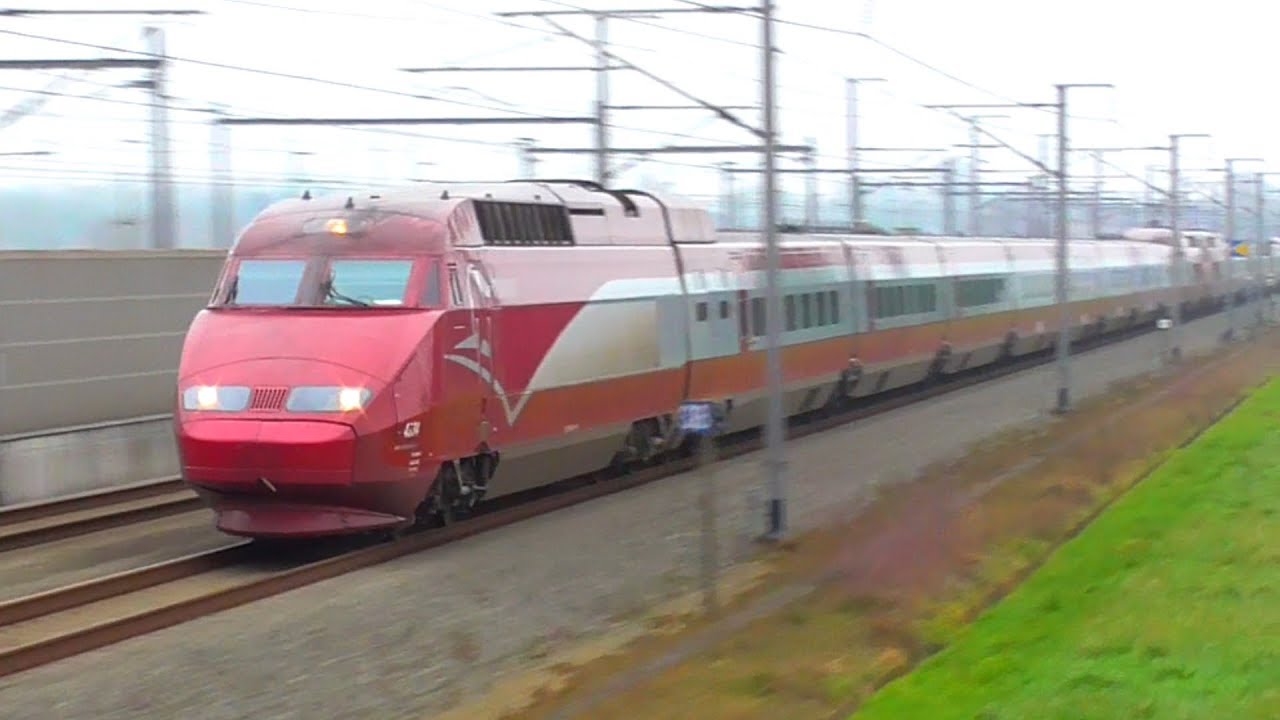 Trains at Silly, HSL 1 & Line 94 - 24/01/20