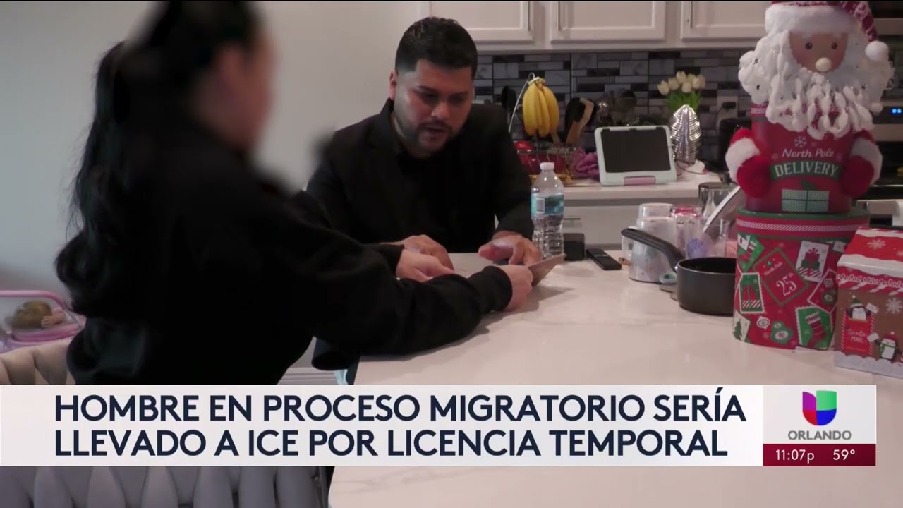 Esposa denuncia detención y envío a ICE por licencia “temporary” pese a estatus legal