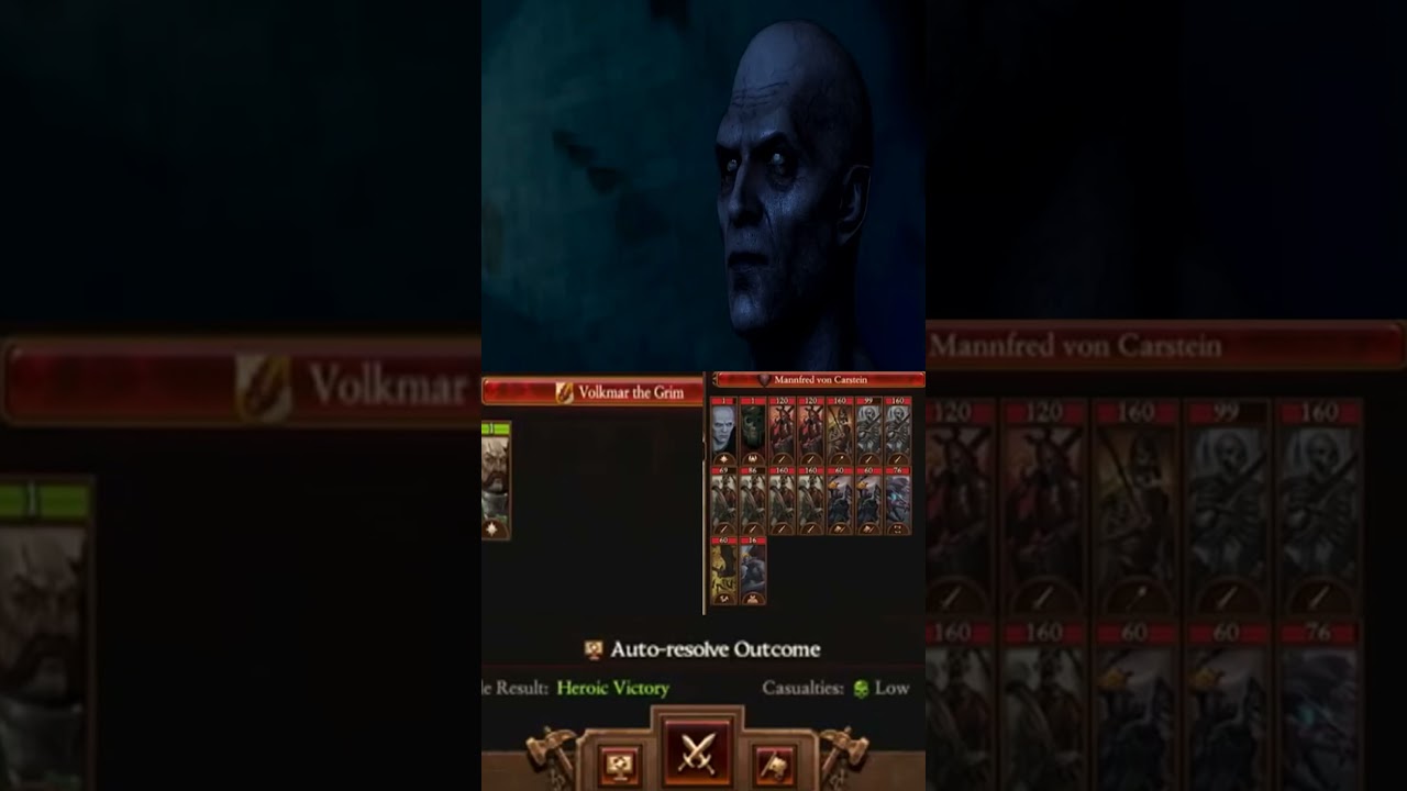 How Volkmar Can Singlehandly Wipe an Army of Undead in Auto Resolve