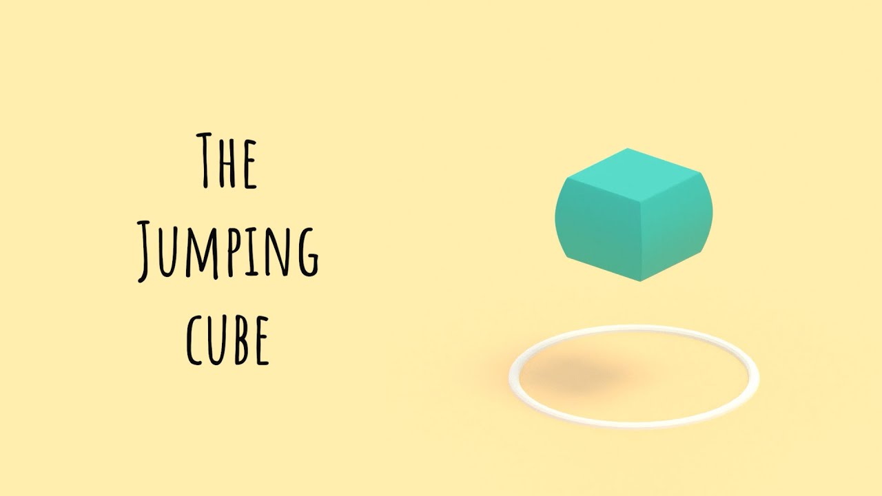 Creating a Jumping Cube - Blender animation tutorial for beginners