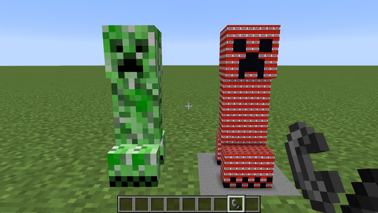 creeper vs TNT creeper