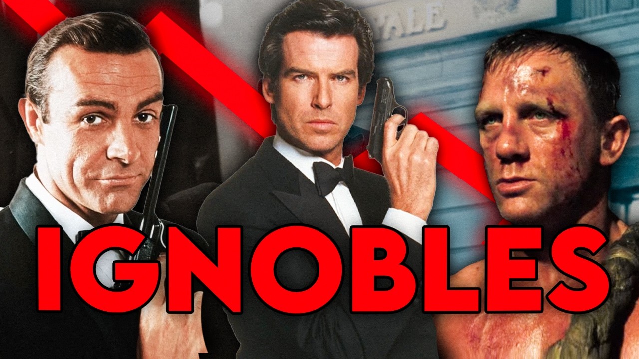 Tous les James Bond Classés : du Gentleman au PSYCHOPATHE