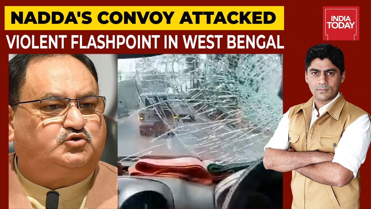BJP President JP Nadda's Convoy Attacked: Violent Flashpoint In West Bengal | India First
